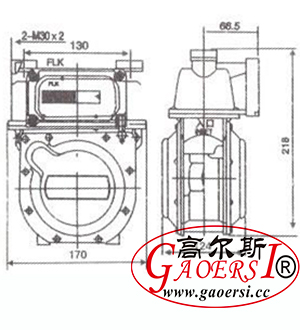 gas meter, газ метр